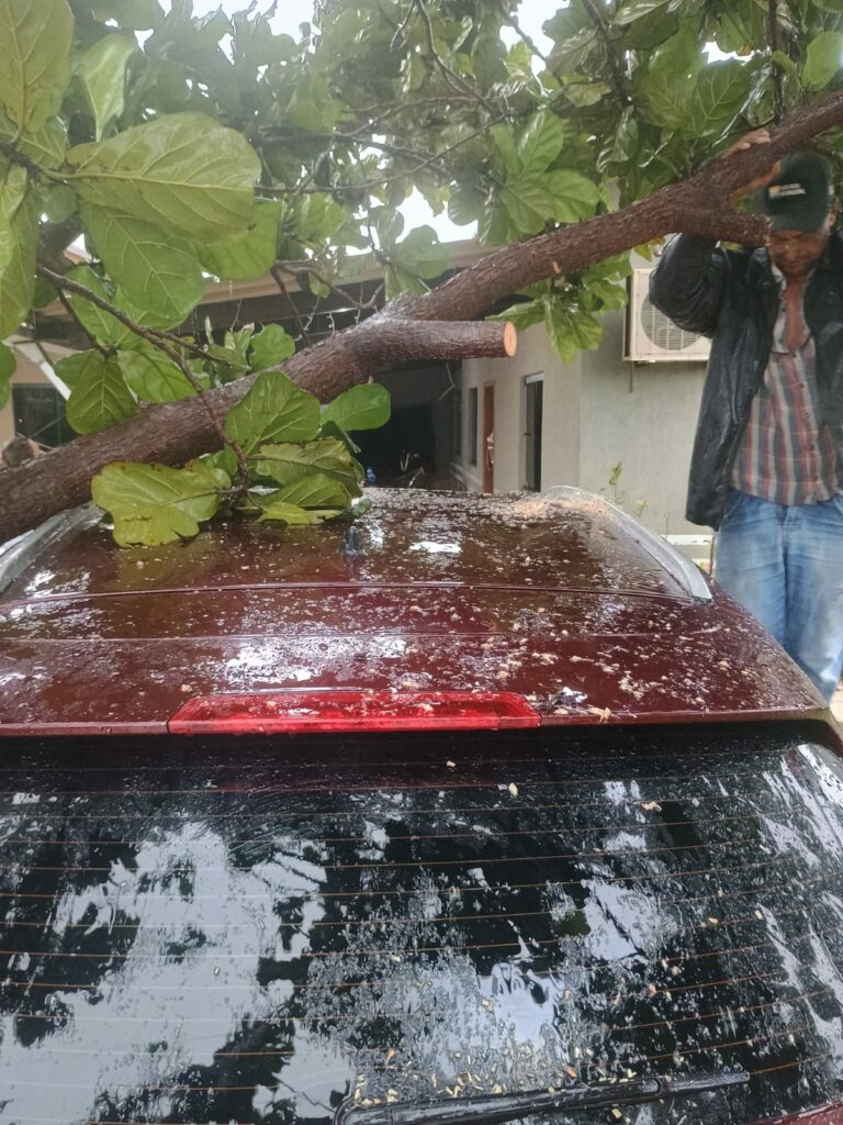 Chuvas provocam danos em Coronel Sapucaia