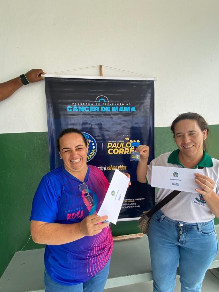 Sete Quedas realiza ação de prevenção ao câncer de mama com apoio do Grupo Onça Pintada