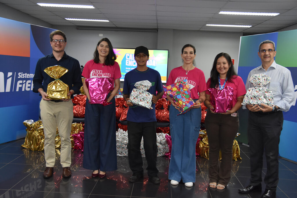 Parceira da Caixa Encantada, Fiems colabora com montante de mais de 2,7 mil brinquedos Parceira da Caixa Encantada, Fiems colabora com montante de mais de 2,7 mil brinquedos