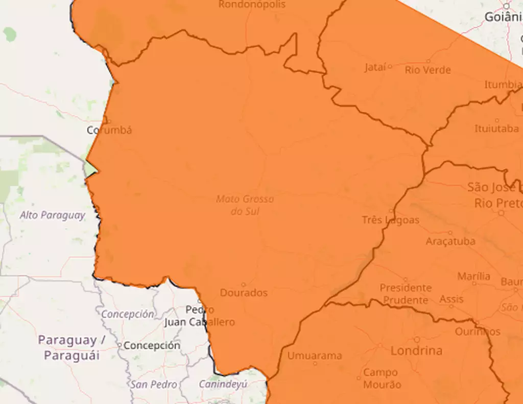 Segunda-feira é de instabilidade e risco de tempestades em MS Segunda-feira é de instabilidade e risco de tempestades em MS