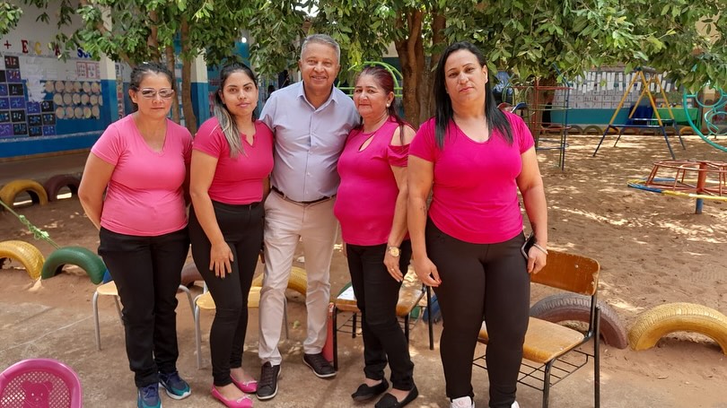 Presidente da Câmara de Amambai participa da Festa da Família na Escola Dr. Rachid Saldanha Derzi