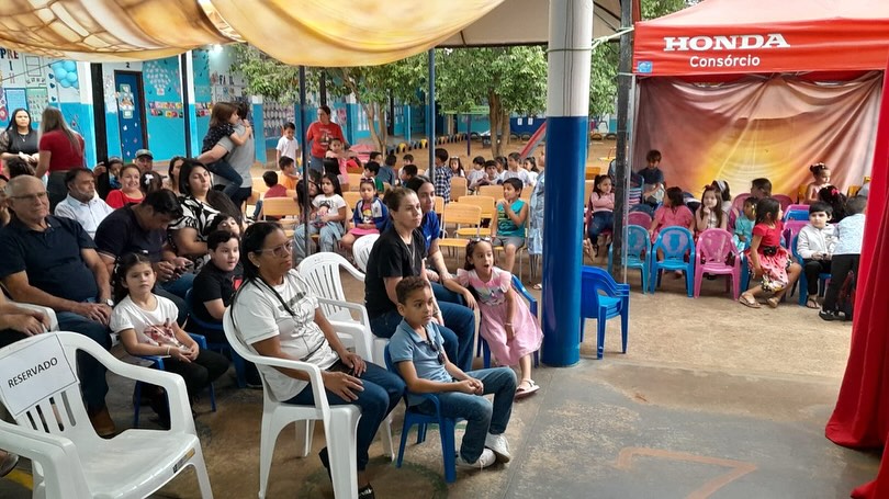 Presidente da Câmara de Amambai participa da Festa da Família na Escola Dr. Rachid Saldanha Derzi