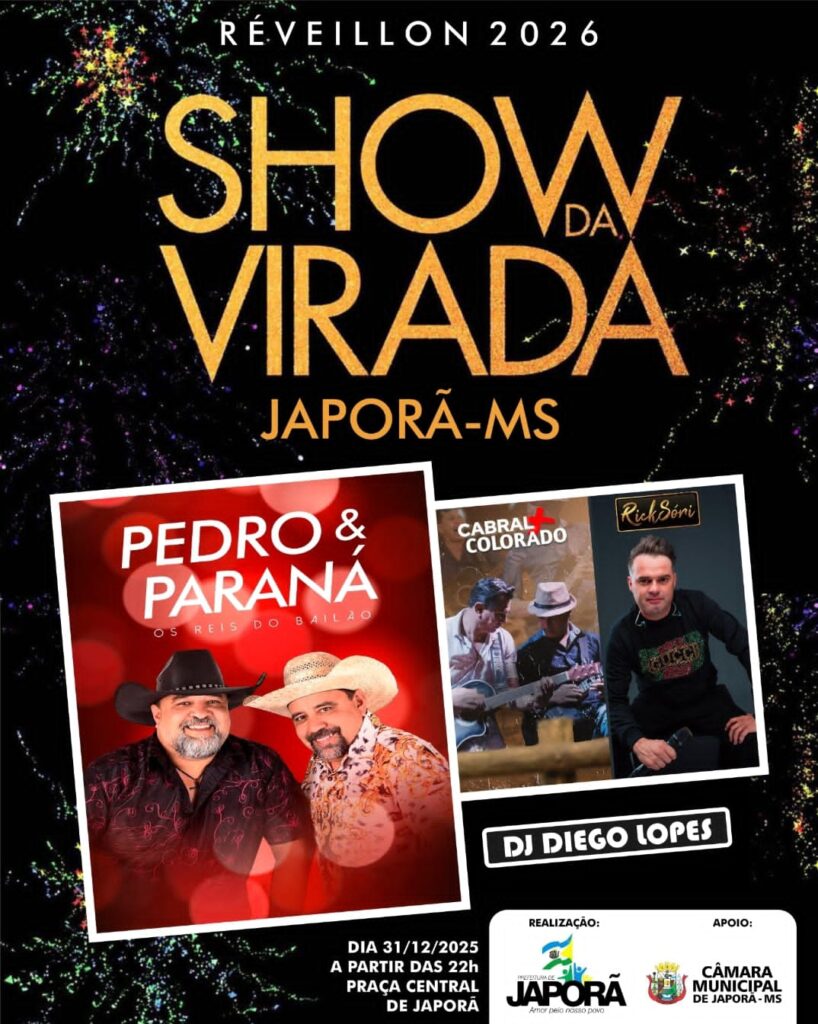 Prefeituras do Cone Sul promovem eventos para despedida de 2025 e celebrar a chegada de 2026