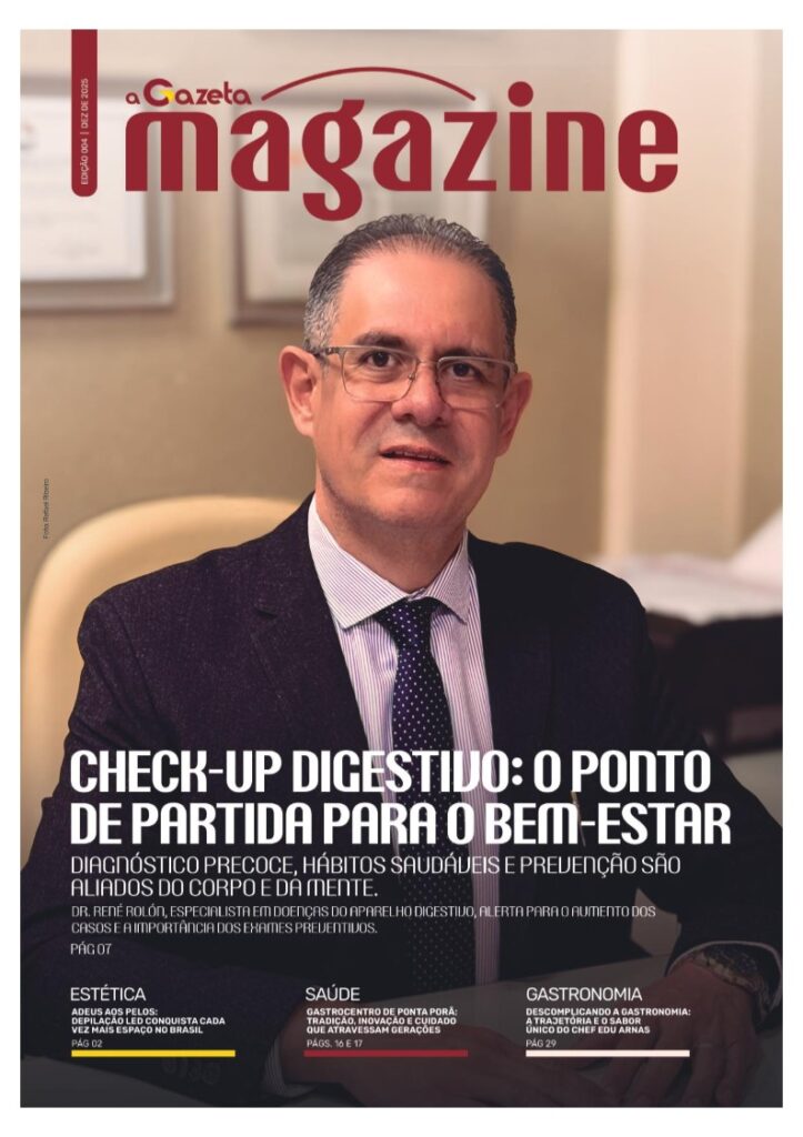 A Gazeta Magazine lança quarta edição com foco em saúde, bem-estar e desenvolvimento regional A Gazeta Magazine lança quarta edição com foco em saúde, bem-estar e desenvolvimento regional