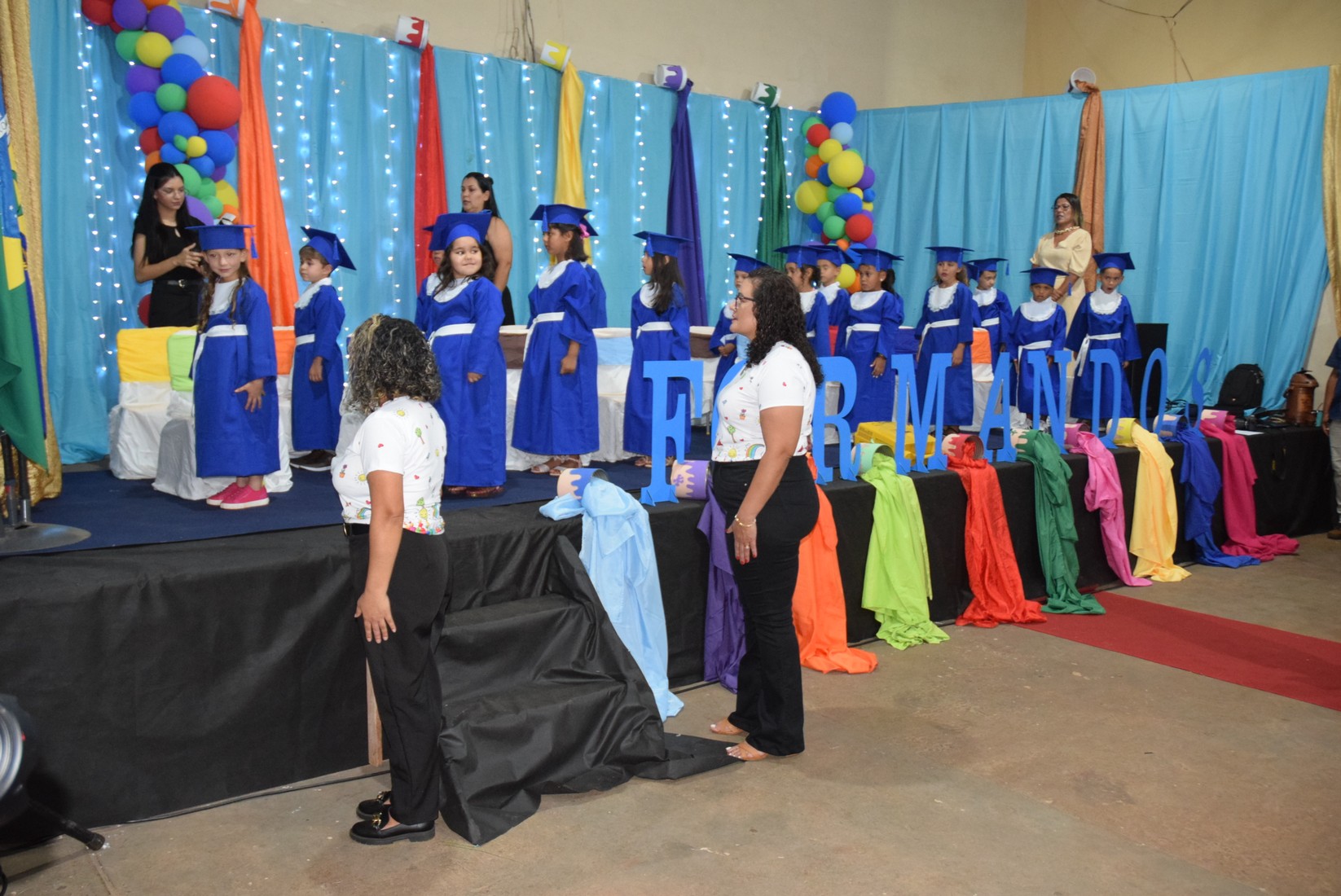 Iguatemi: Em cerimônia marcante, alunos da Educação Infantil da Escola Cemur, no Assentamento Auxiliadora, participam de formatura