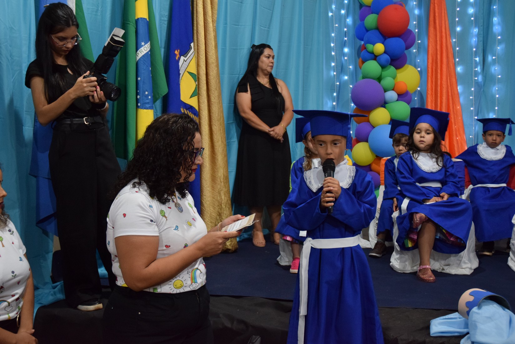 Iguatemi: Em cerimônia marcante, alunos da Educação Infantil da Escola Cemur, no Assentamento Auxiliadora, participam de formatura