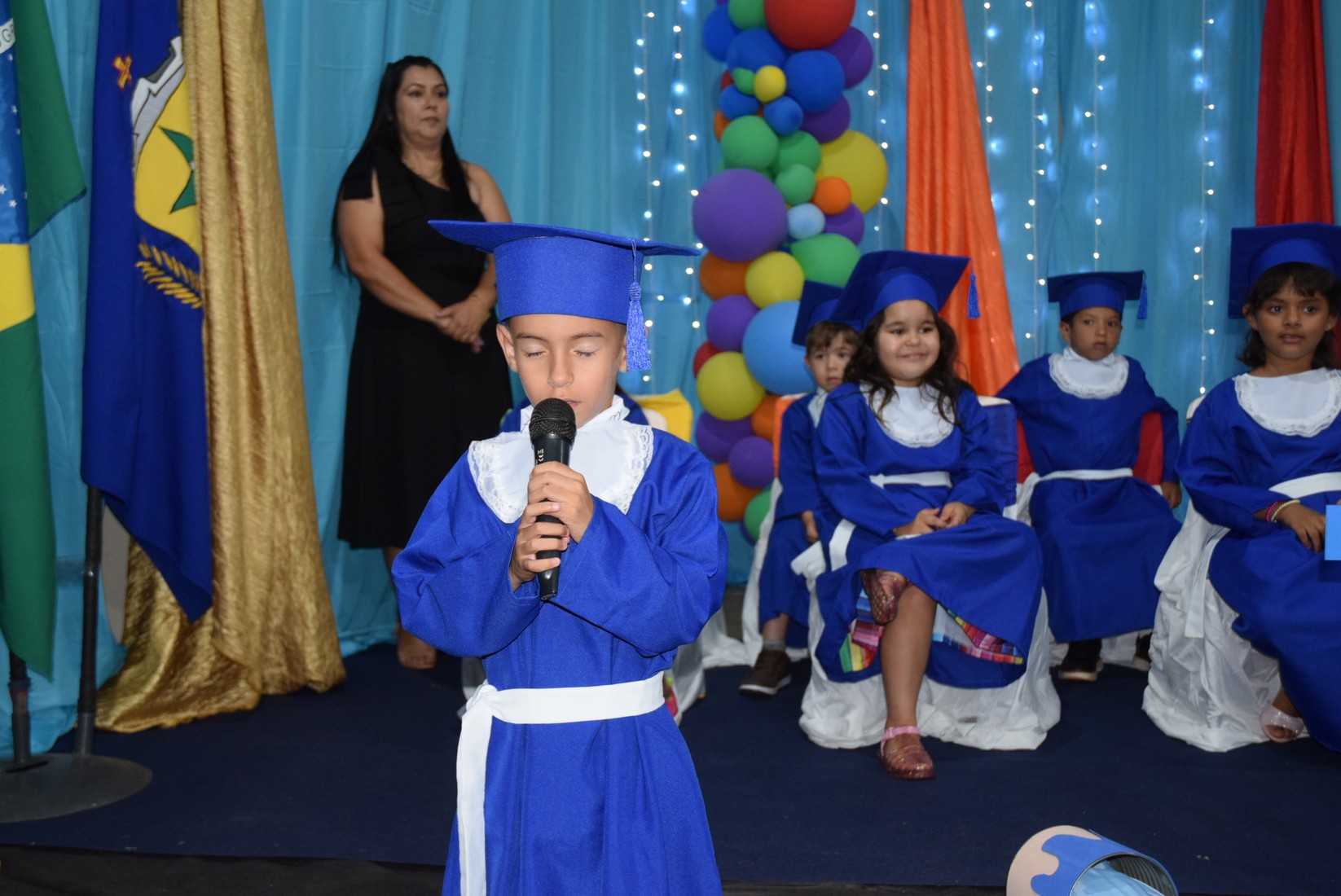 Iguatemi: Em cerimônia marcante, alunos da Educação Infantil da Escola Cemur, no Assentamento Auxiliadora, participam de formatura