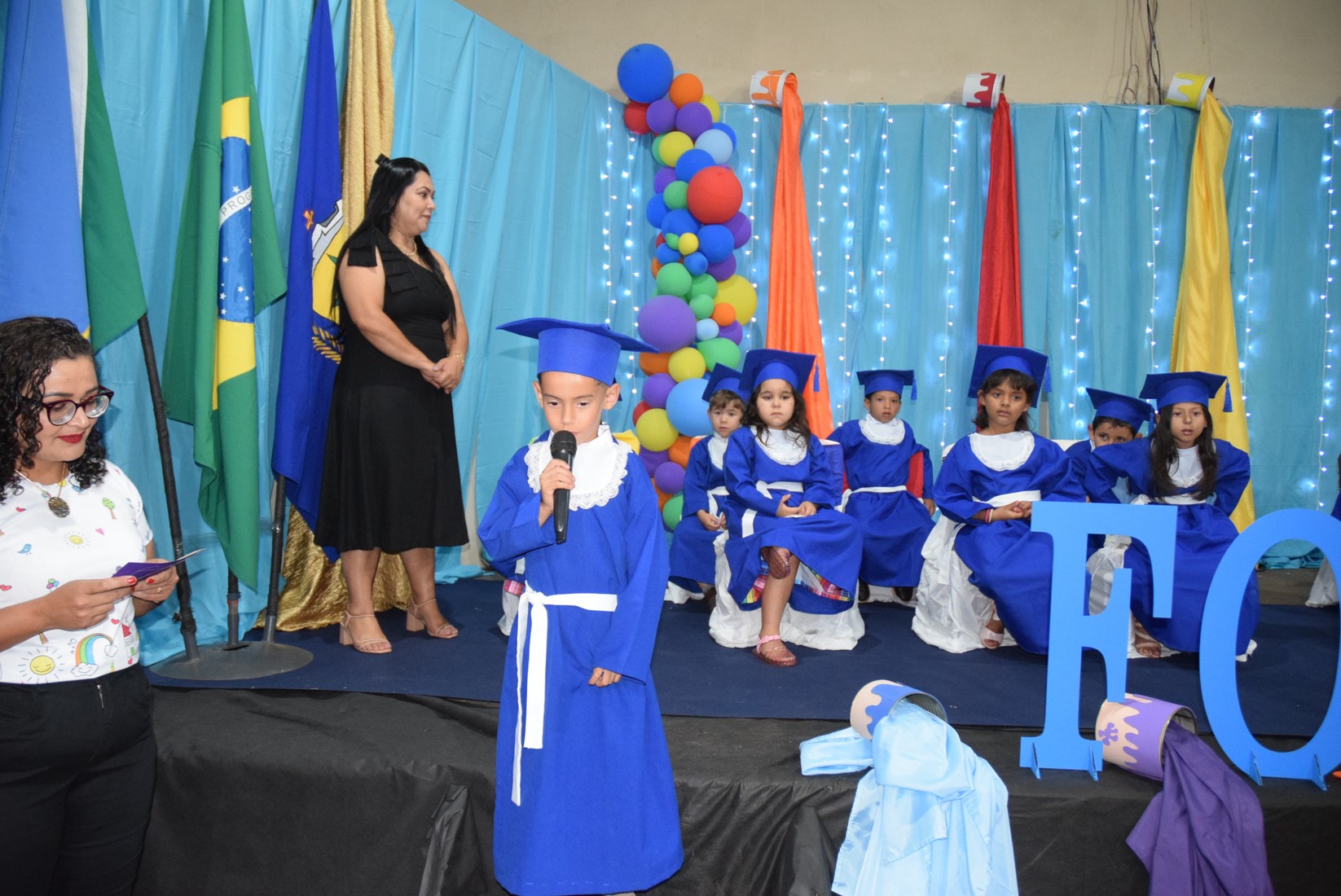 Iguatemi: Em cerimônia marcante, alunos da Educação Infantil da Escola Cemur, no Assentamento Auxiliadora, participam de formatura