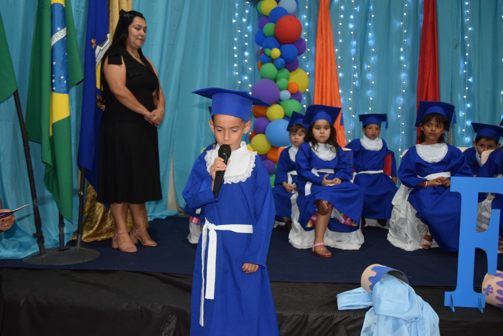 Iguatemi: Em cerimônia marcante, alunos da Educação Infantil da Escola Cemur, no Assentamento Auxiliadora, participam de formatura