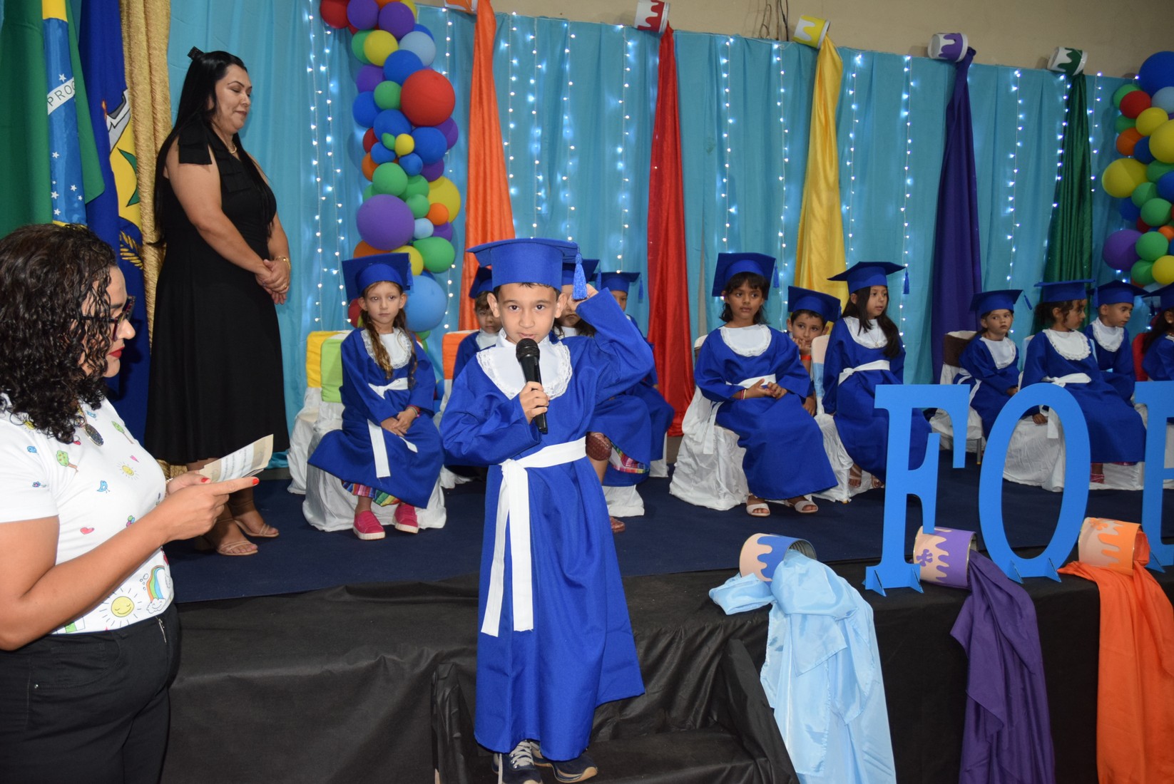Iguatemi: Em cerimônia marcante, alunos da Educação Infantil da Escola Cemur, no Assentamento Auxiliadora, participam de formatura