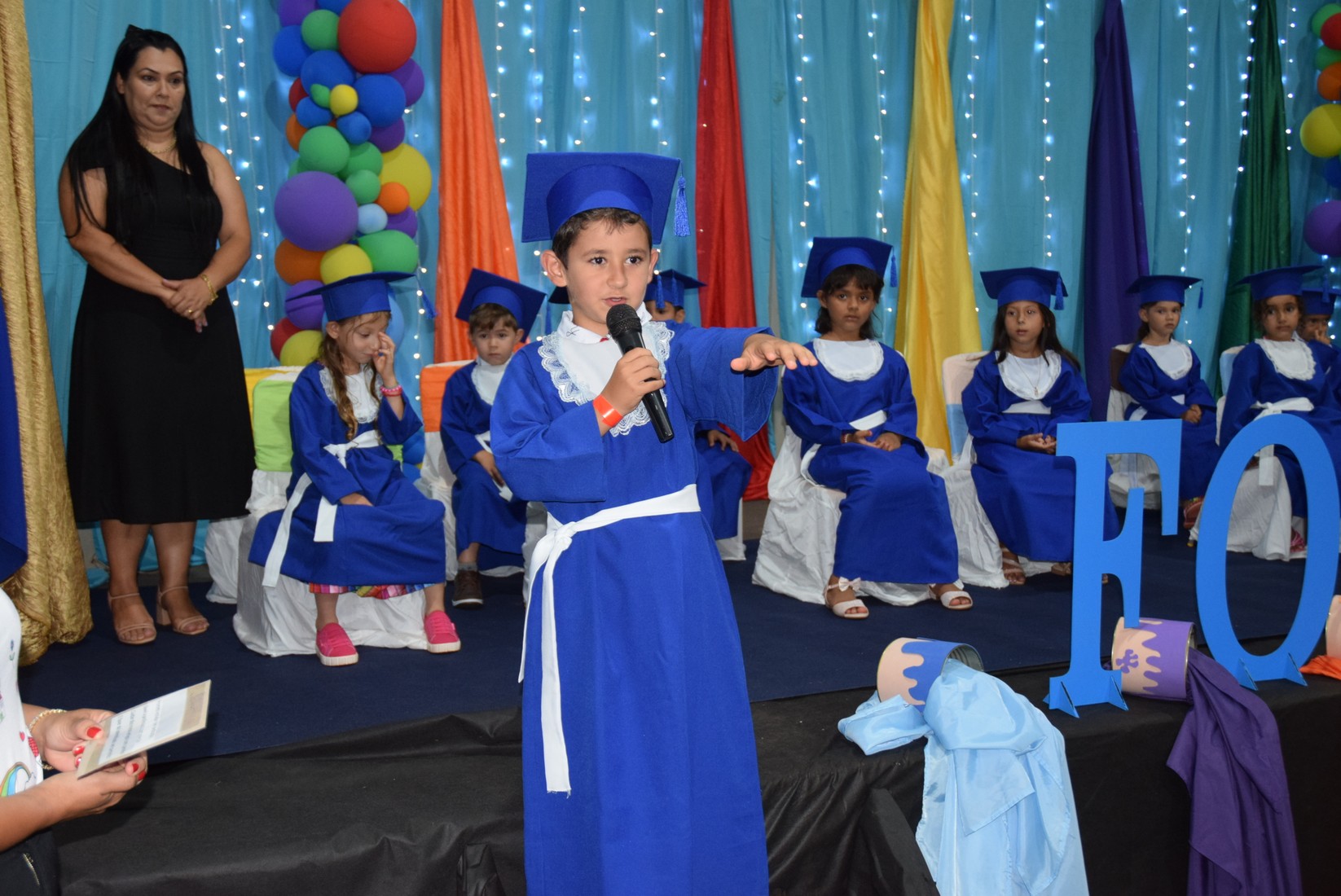 Iguatemi: Em cerimônia marcante, alunos da Educação Infantil da Escola Cemur, no Assentamento Auxiliadora, participam de formatura