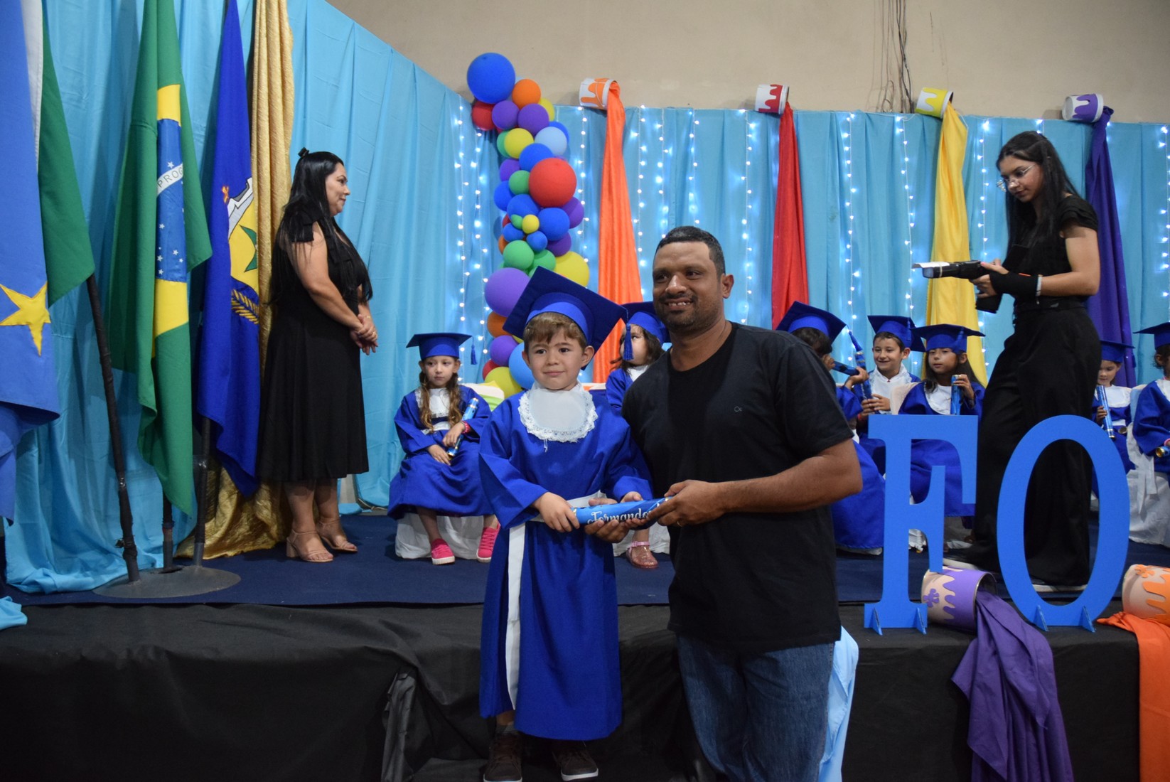 Iguatemi: Em cerimônia marcante, alunos da Educação Infantil da Escola Cemur, no Assentamento Auxiliadora, participam de formatura