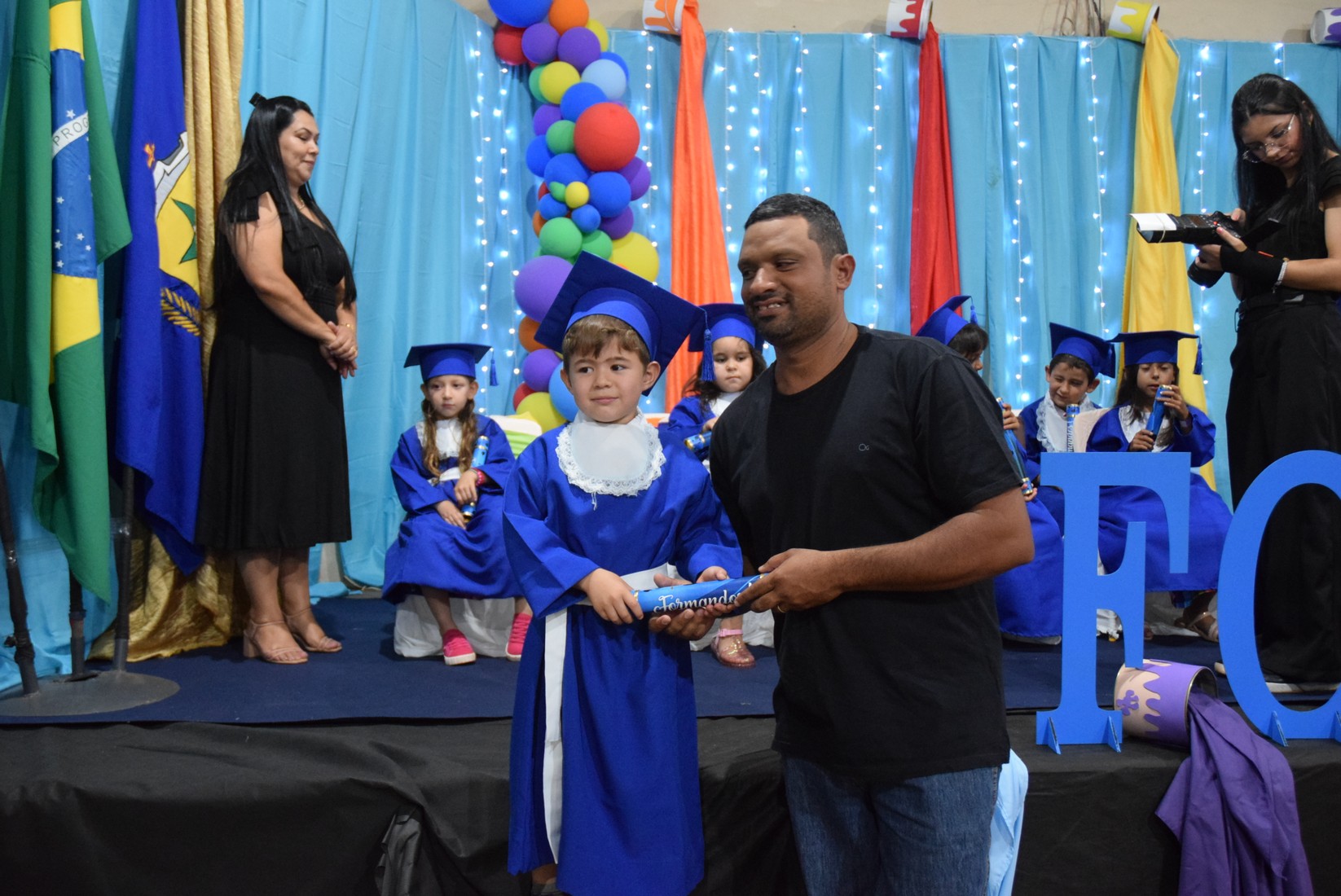 Iguatemi: Em cerimônia marcante, alunos da Educação Infantil da Escola Cemur, no Assentamento Auxiliadora, participam de formatura