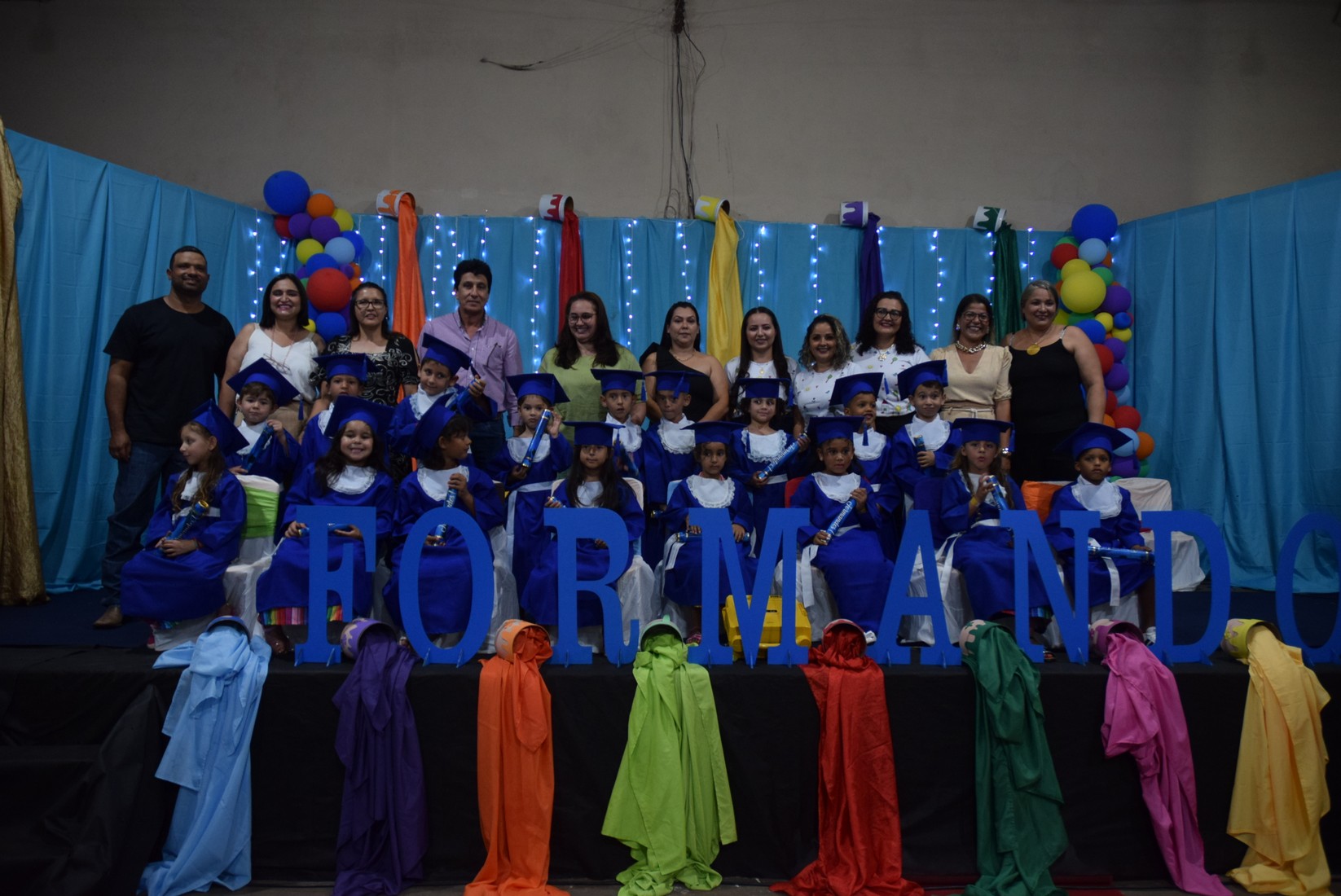Iguatemi: Em cerimônia marcante, alunos da Educação Infantil da Escola Cemur, no Assentamento Auxiliadora, participam de formatura