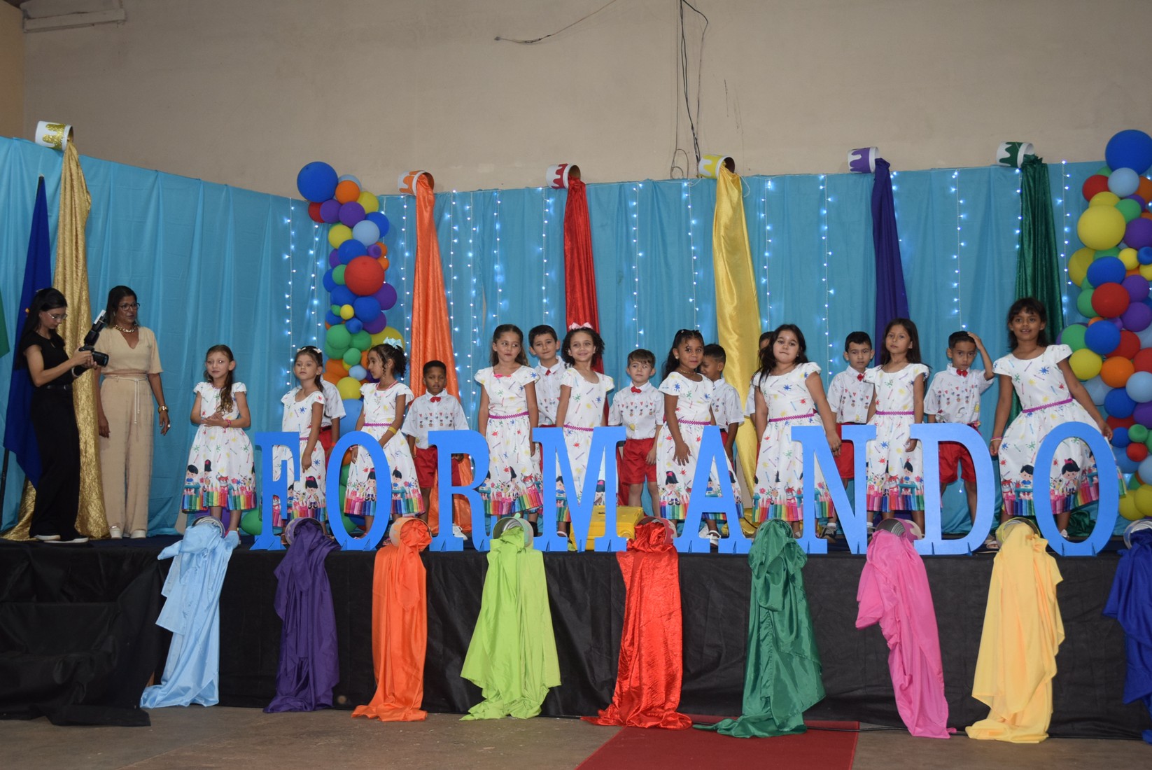 Iguatemi: Em cerimônia marcante, alunos da Educação Infantil da Escola Cemur, no Assentamento Auxiliadora, participam de formatura