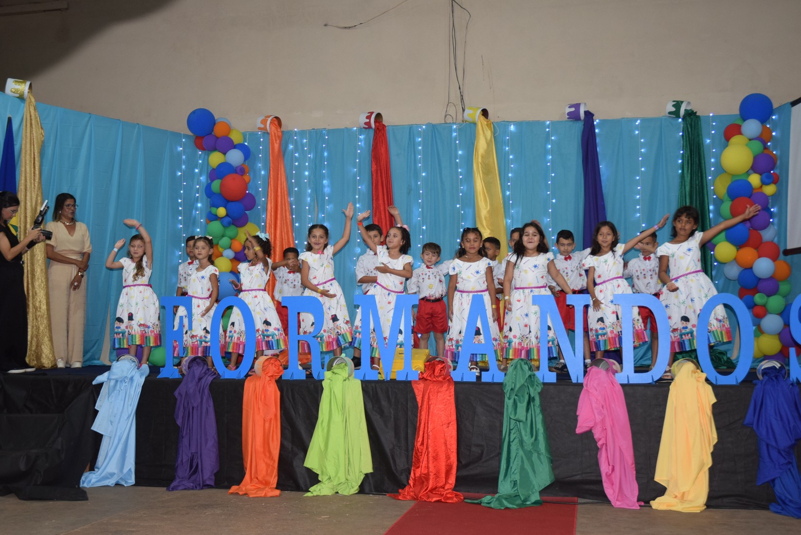 Iguatemi: Em cerimônia marcante, alunos da Educação Infantil da Escola Cemur, no Assentamento Auxiliadora, participam de formatura