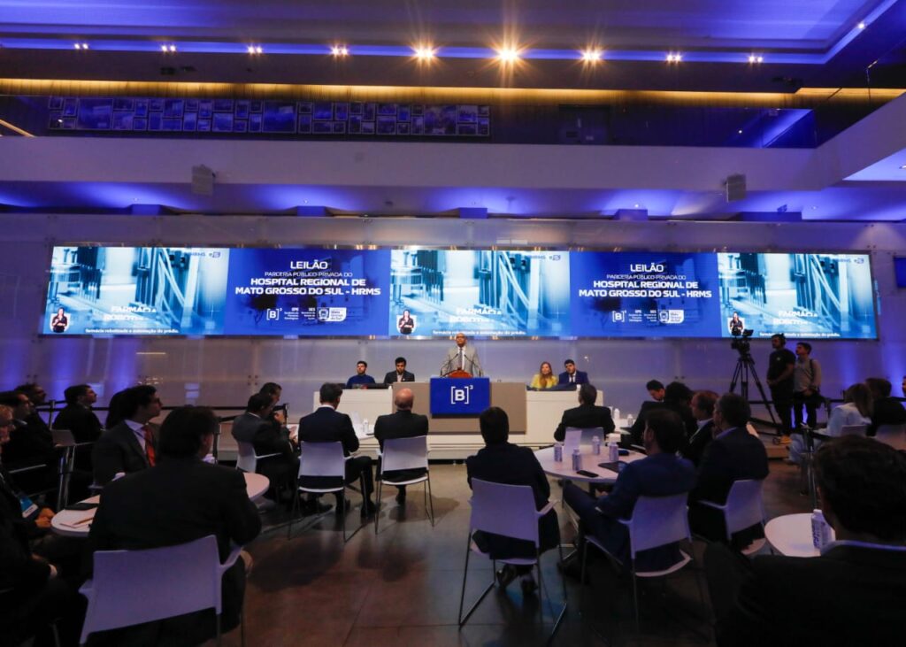 Proposta de R$ 15,9 milhões e com deságio de 22% vence leilão da PPP do Hospital Regional de Mato Grosso do Sul Proposta de R$ 15,9 milhões e com deságio de 22% vence leilão da PPP do Hospital Regional de Mato Grosso do Sul