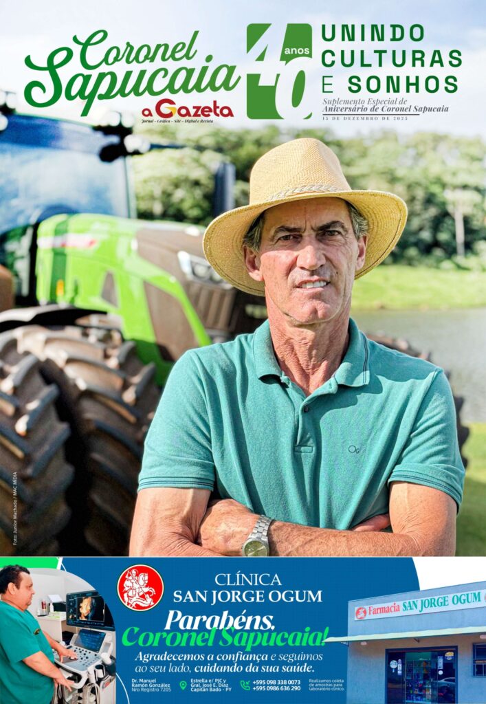 A Gazeta publica suplemento especial pelos 40 anos de Coronel Sapucaia