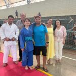 Prefeitura de Amambai realiza entrega de faixas a alunos do judô da Vila Cristina e da Aldeia Limão Verde