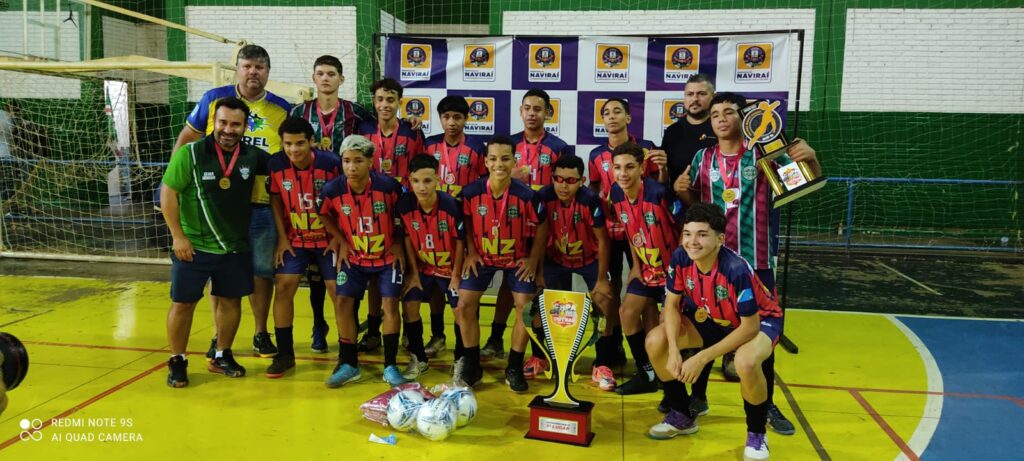 28ª Copa Chama de Futsal de Base define as equipes campeãs em Naviraí