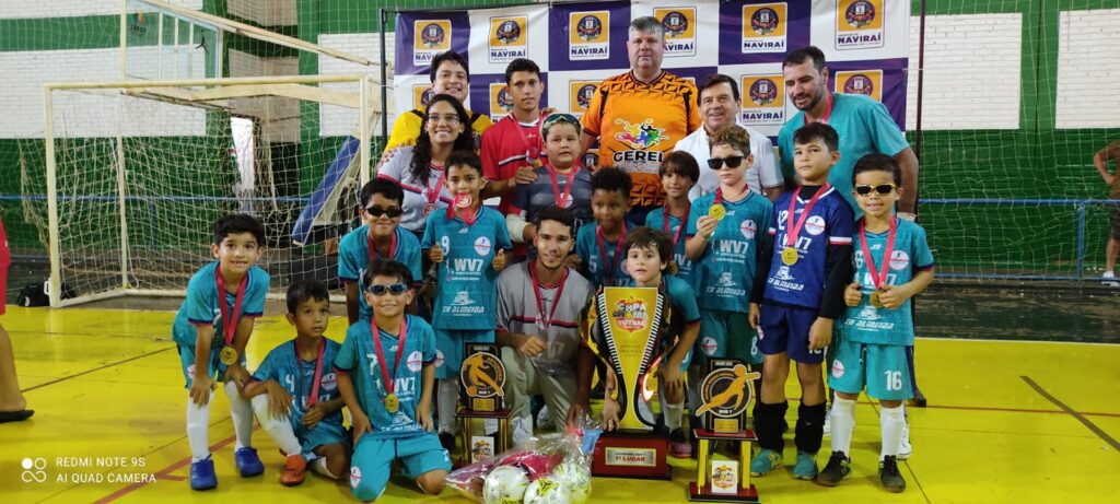 28ª Copa Chama de Futsal de Base define as equipes campeãs em Naviraí
