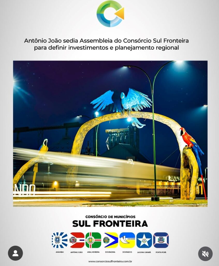 Consórcio Sul Fronteira realiza assembleia ordinária nesta quinta-feira em Antônio João