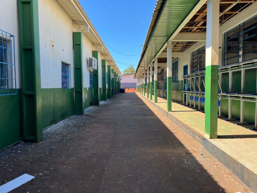 Prefeitura de Japorã executa reforma geral da escola ‘José de Alencar’, no distrito de Jacareí