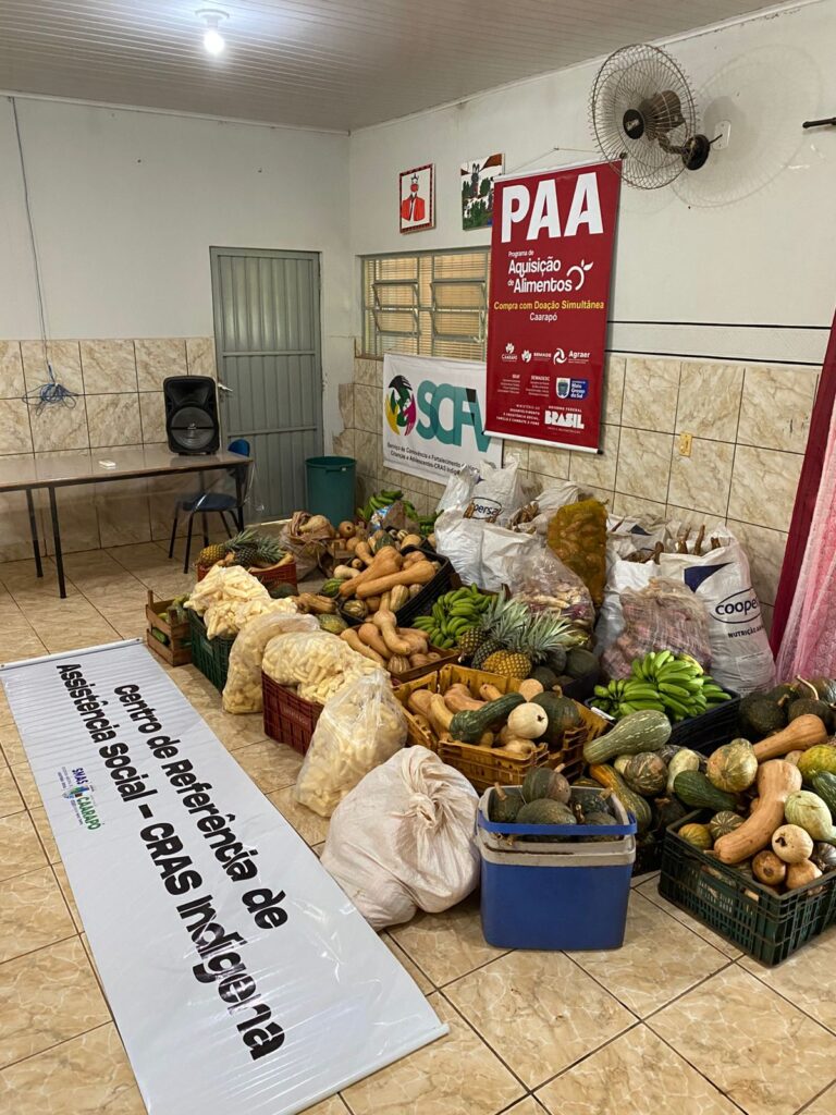 Prefeitura de Caarapó executa PAA Indígena por meio da SEMADE e fortalece segurança alimentar nas aldeias Prefeitura de Caarapó executa PAA Indígena por meio da SEMADE e fortalece segurança alimentar nas aldeias