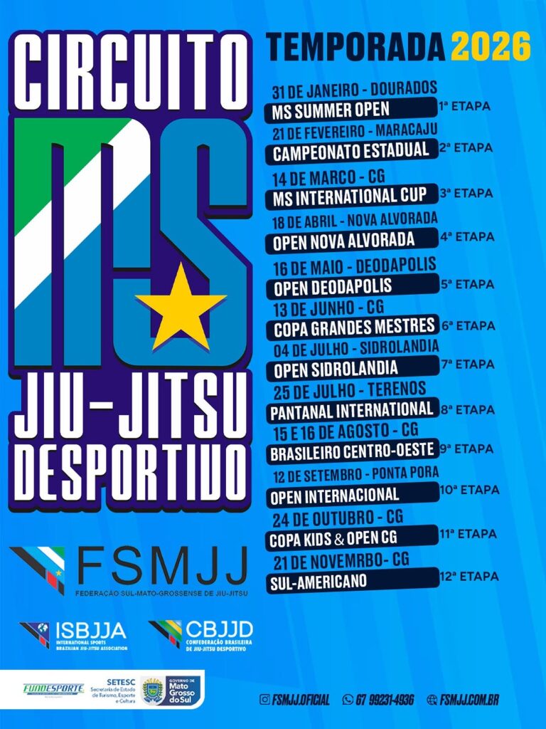 Academia N1 Team destaca Amambai e Sete Quedas no Estadual de Jiu-Jitsu em Dourados