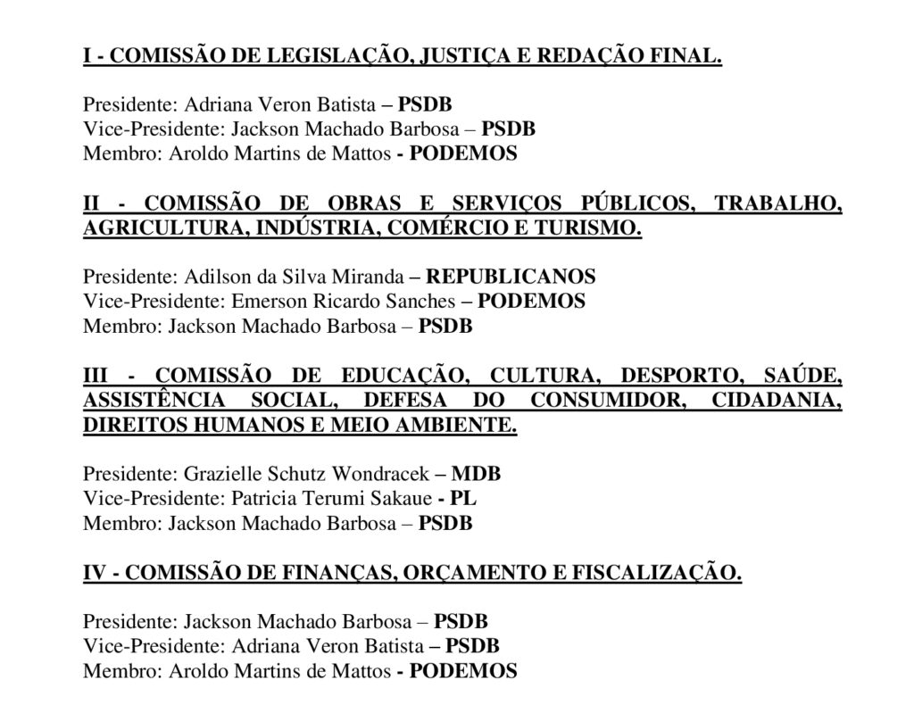 Sessão solene marca a abertura do ano legislativo 2026 na Câmara de Aral Moreira