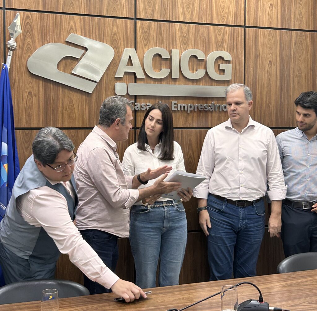 Pré-candidata ao Senado, Gianni Nogueira visita empresários de Campo Grande e discute desenvolvimento econômico