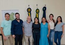 Prefeito Dr. Lídio Ledesma recebe representantes da Receita Federal durante visita técnica ao PAV de Iguatemi