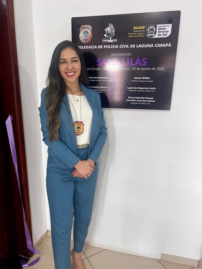 Polícia Civil realiza solenidade de inauguração da 58ª Sala Lilás em Laguna Carapã