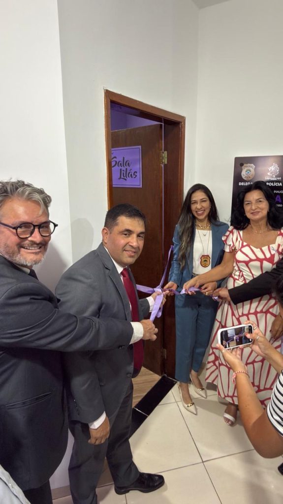 Polícia Civil realiza solenidade de inauguração da 58ª Sala Lilás em Laguna Carapã