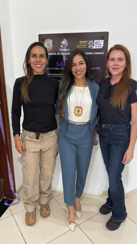 Polícia Civil realiza solenidade de inauguração da 58ª Sala Lilás em Laguna Carapã