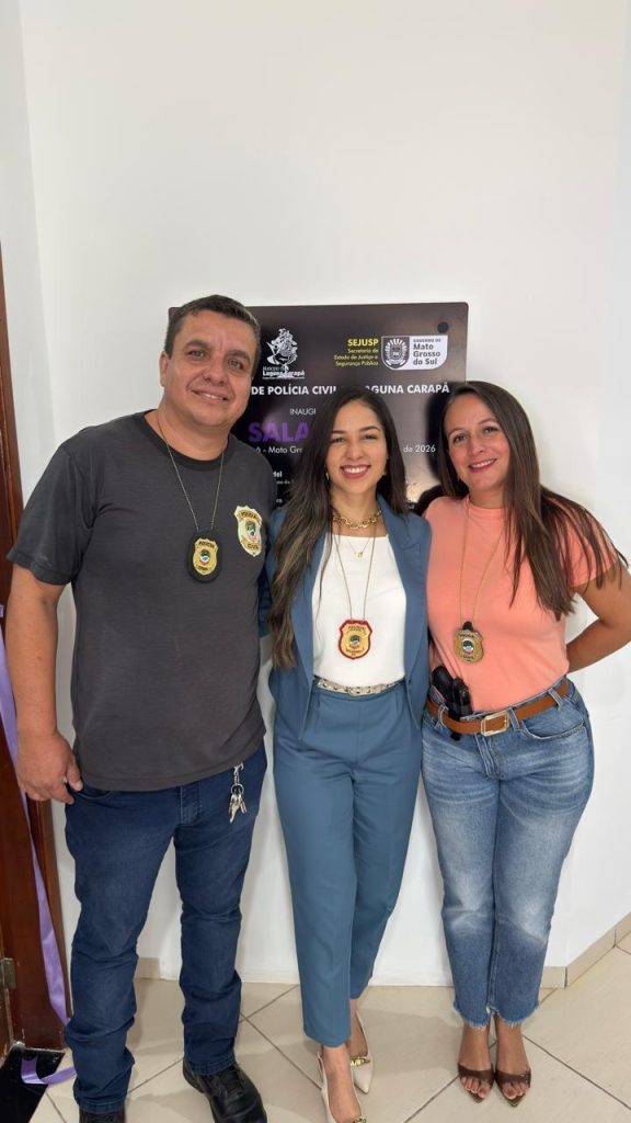 Polícia Civil realiza solenidade de inauguração da 58ª Sala Lilás em Laguna Carapã