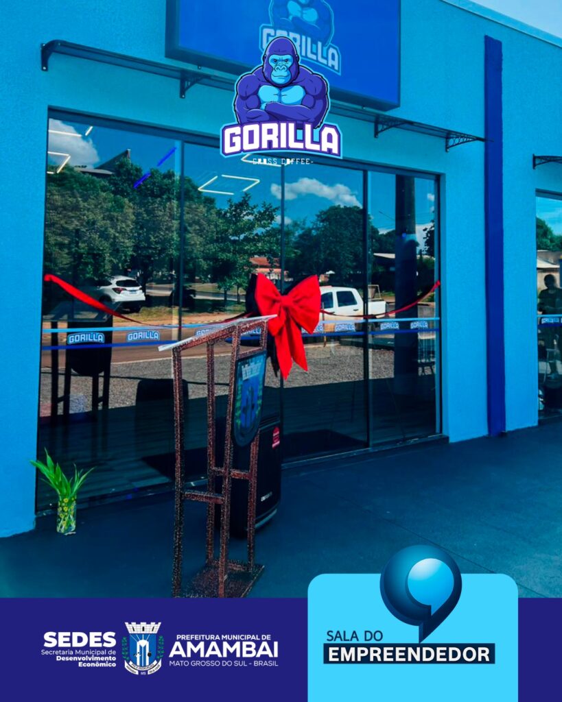 Gorilla Cross Coffee é inaugurado em Amambai