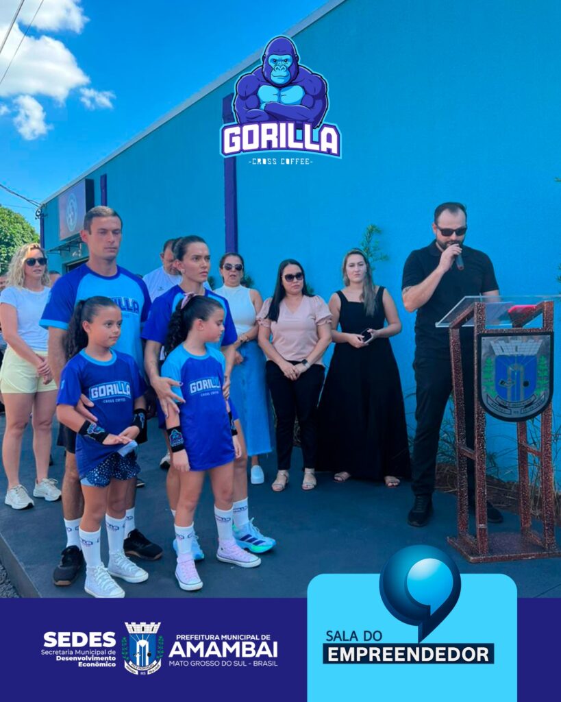 Gorilla Cross Coffee é inaugurado em Amambai