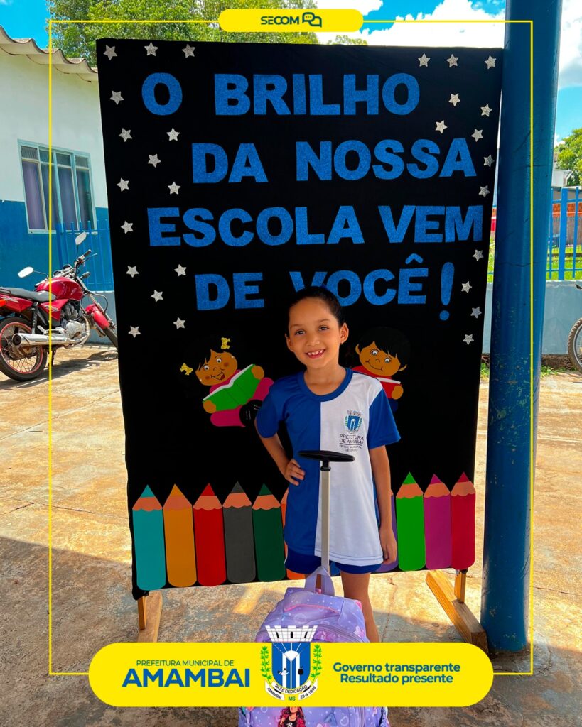 Cerca de 7 mil estudantes retornam às aulas na Rede Municipal de Amambai