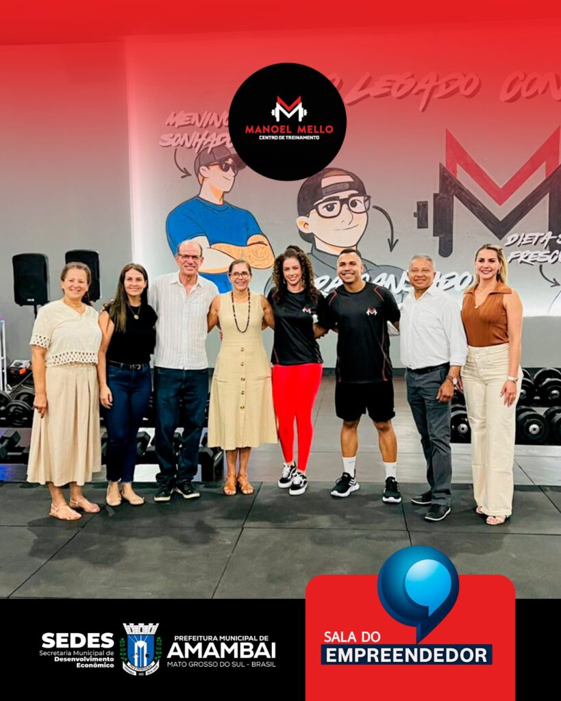 Centro de Treinamento Manoel Mello é inaugurado em Amambai