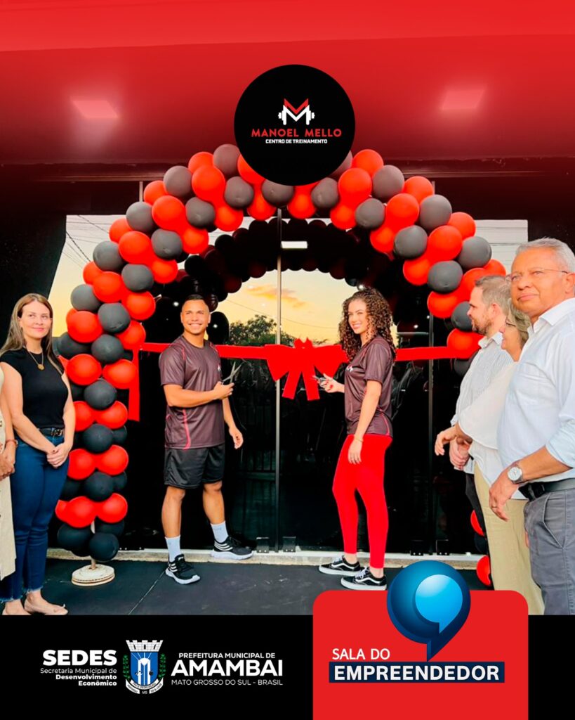 Centro de Treinamento Manoel Mello é inaugurado em Amambai