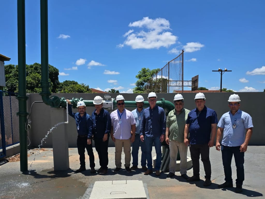 Representantes da Sanesul vão até Sete Quedas para prestar esclarecimentos ao Prefeito e ao Presidente da Câmara sobre a qualidade da água