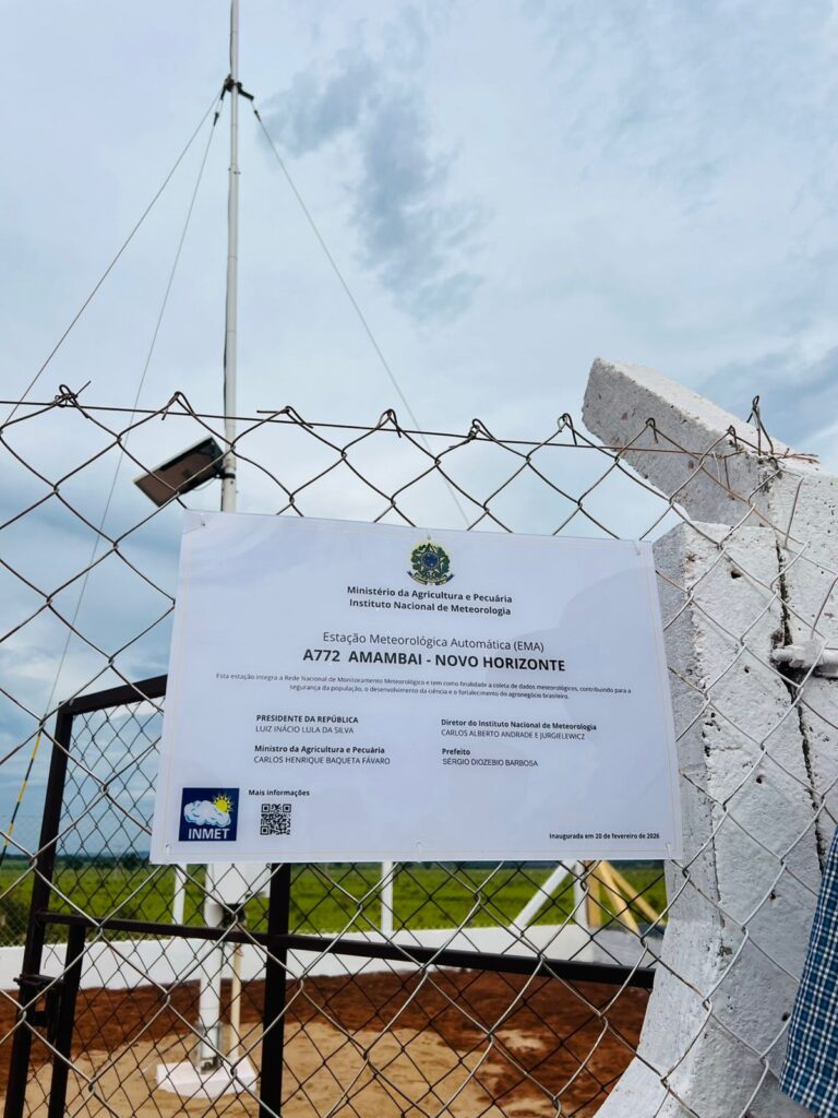 Amambai inaugura mais uma estação do INMET e amplia rede de monitoramento climático Amambai inaugura mais uma estação do INMET e amplia rede de monitoramento climático