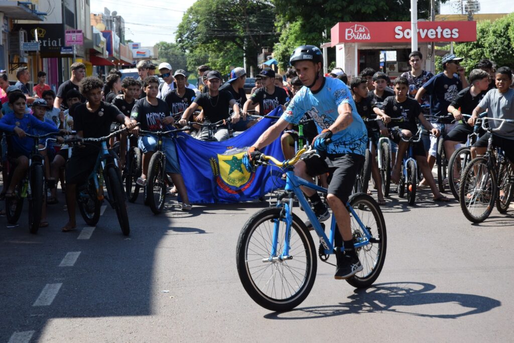 21º Encontro Regional Sul-mato-grossense de Bike em Iguatemi movimentou tarde do sábado dia (21)