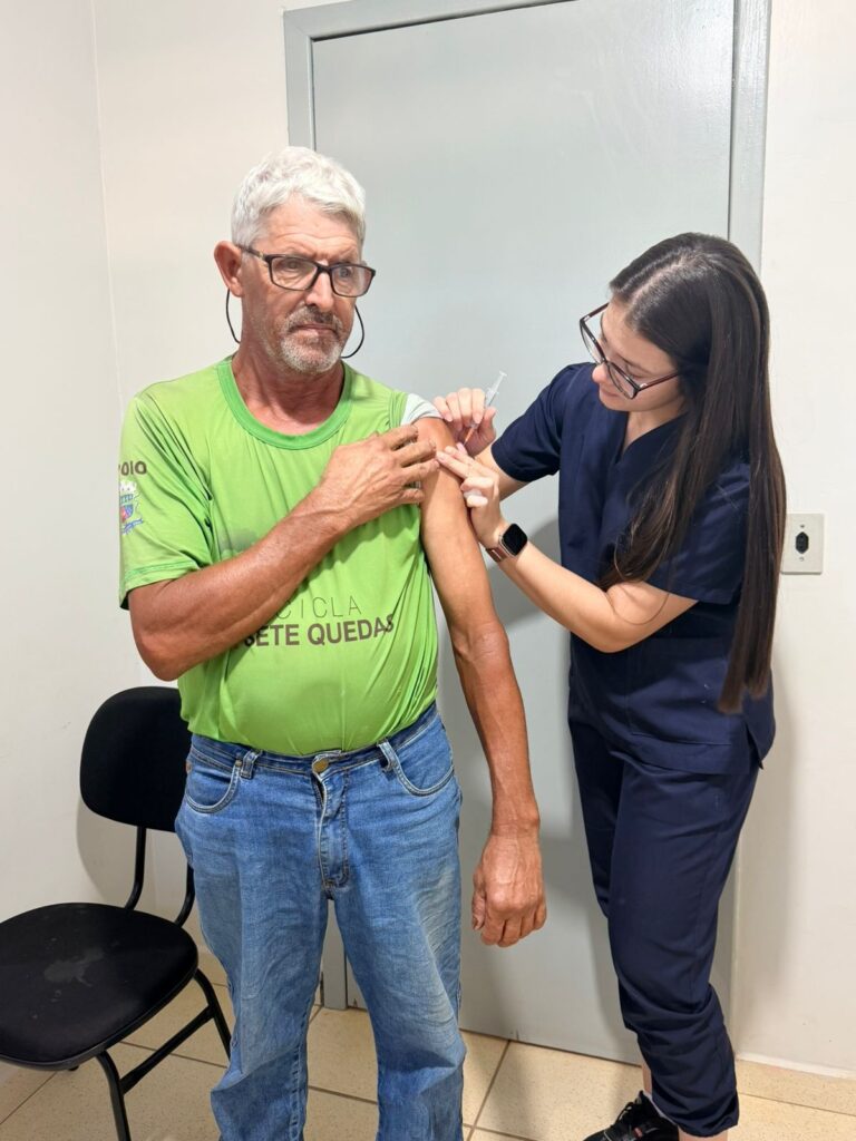 Em Sete Quedas, trabalhadores da reciclagem recebem atendimento em Saúde