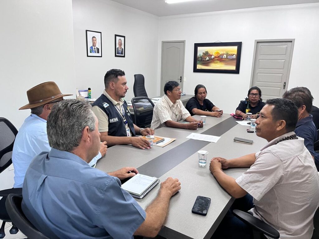 Prefeitura de Paranhos realiza reunião com lideranças indígenas e SESAI