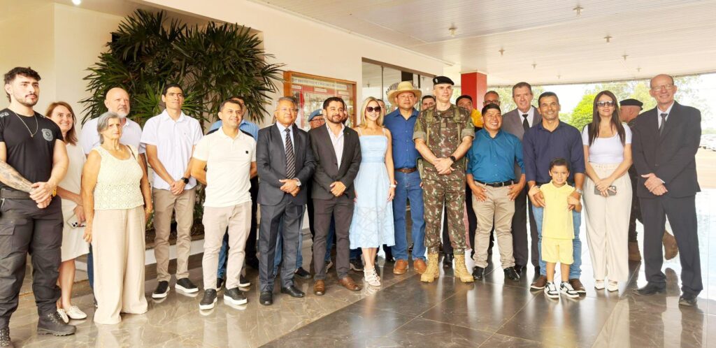 Vereador Darci prestigia incorporação do novo EV no 17º RC Mec em Amambai