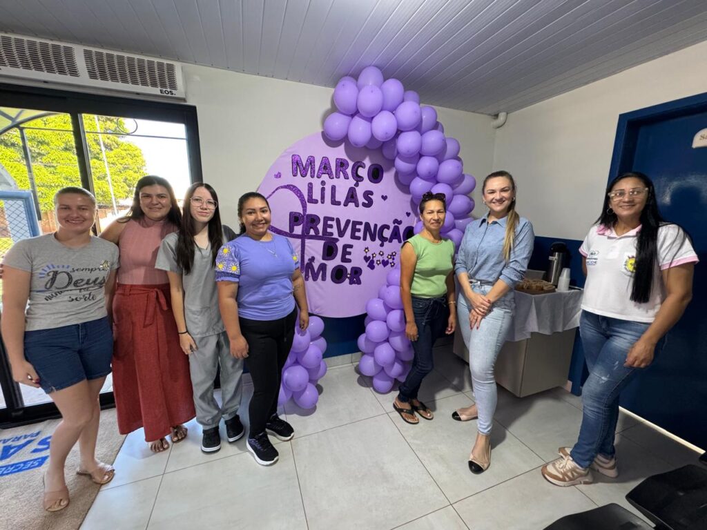 Secretaria de Saúde de Paranhos realiza ação do Março Lilás