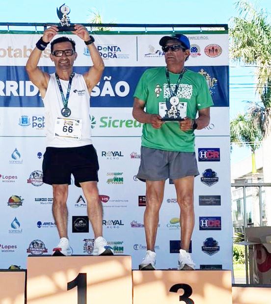 Amambaienses são pódio em corrida pedestre em Ponta Porã