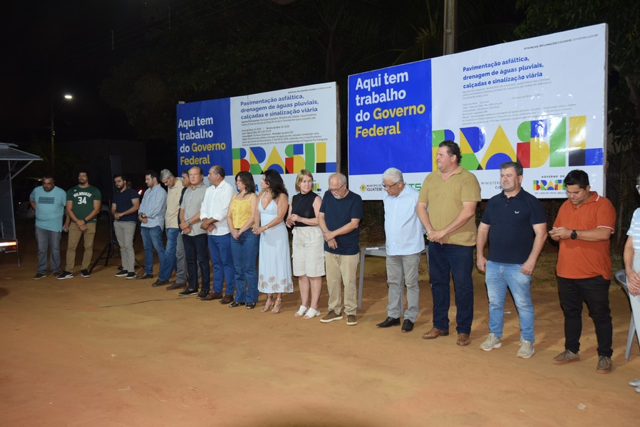 Iguatemi: Prefeito Lídio Ledesma lança oficialmente pavimentação asfáltica no bairro da Vila Nova Esperança